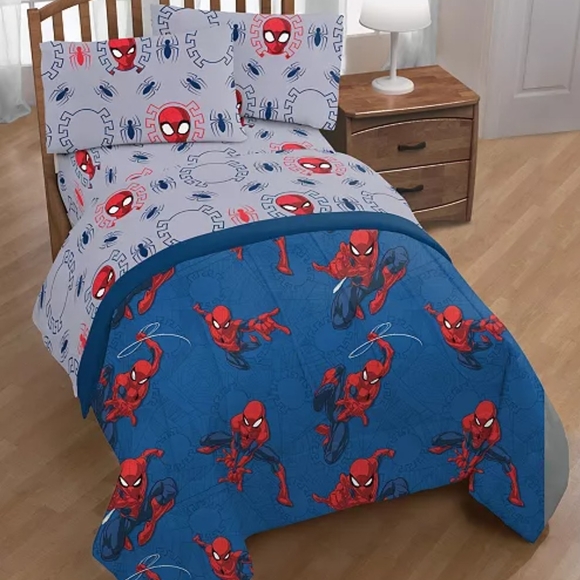 Marvel Blue and Red Spider-Man Comforter Set